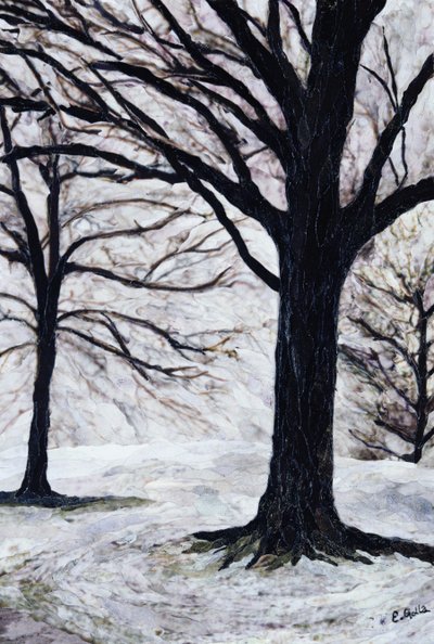 Winter Trees, Greenwich Park, 2004 by Ellen Golla